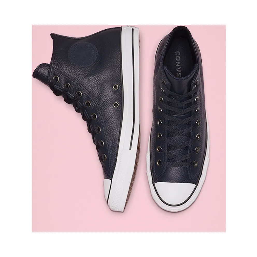 Converse Chuck Taylor All Star Hi “Leather – Dark Obsidian Blue/White/Black” (165189C)