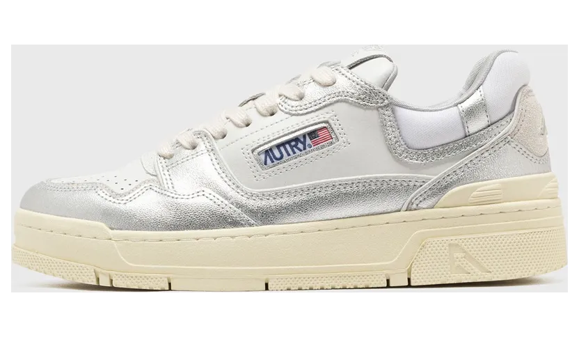 Autry Action Shoes CLC LOW WOM Beige / Zilver