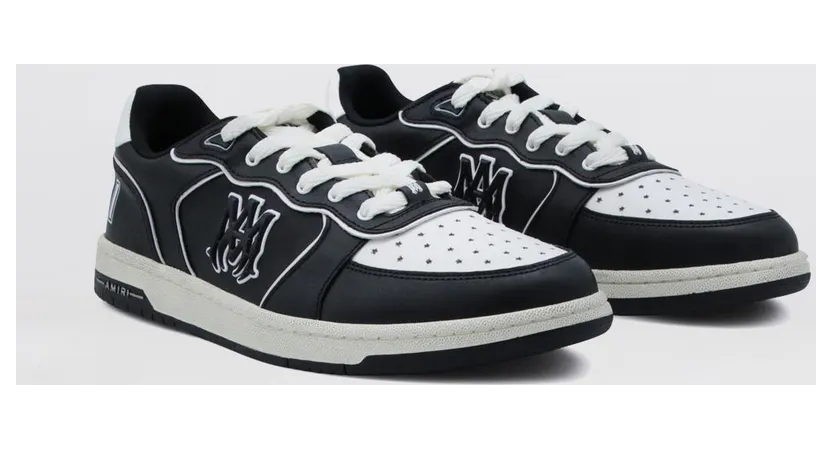 Amiri Newport Leather Sneakers Black (AMSNSN1061BLACK)