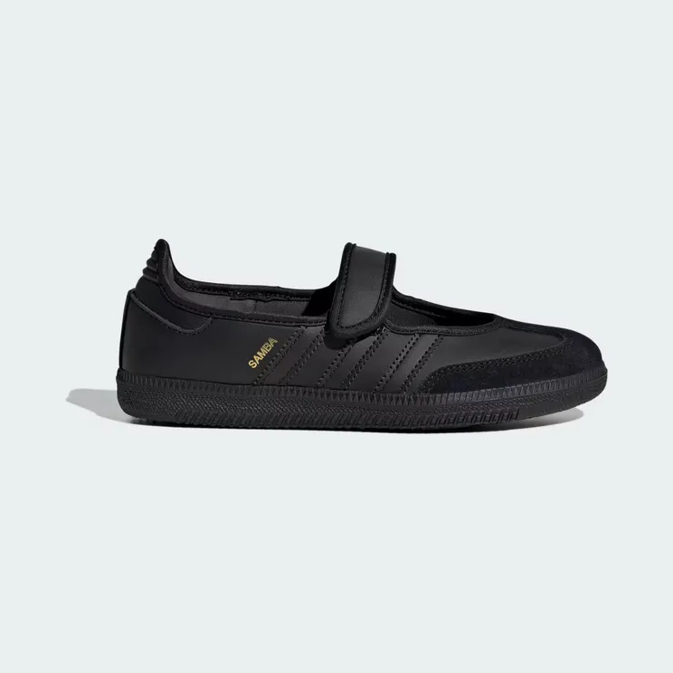 adidas Samba Jane Shoes Kids “Core Black / Core Black / Cloud White” (KZ8175)