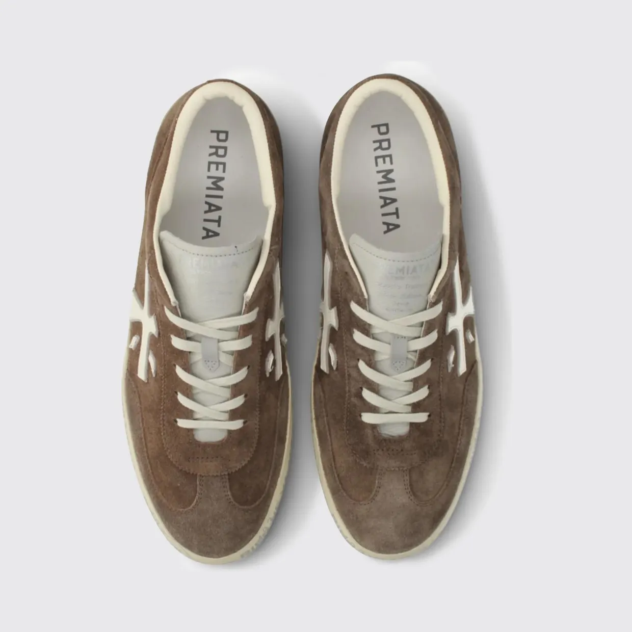 Premiata David Used Suede Sneakers Brown (DAVID8094) (3)