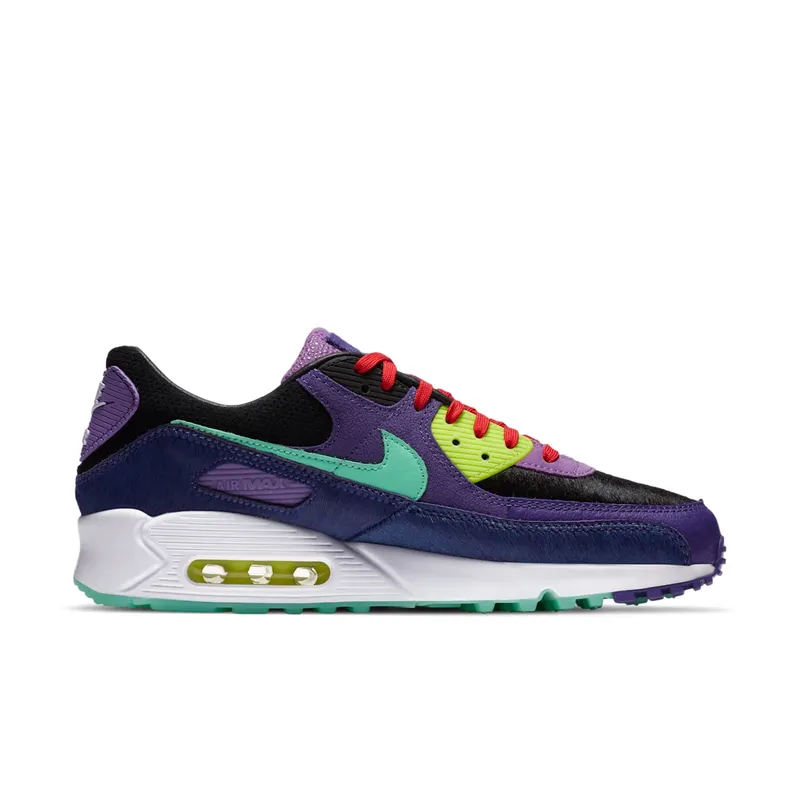 Nike Air Max 90 Violet Blend Black/Purple-Volt-Mint (CZ5588-001)