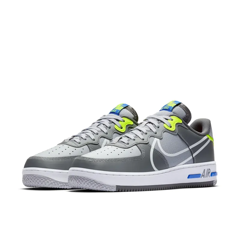 Nike Air Force 1 React Wolf Grey Wolf Grey/White-Smoke Grey-Dark Grey (CD4366-002)