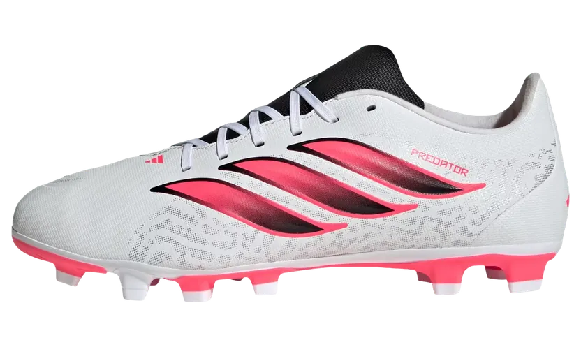 Adidas Predator Club FG/MG Soccer Cleats “Cloud White / Solar Turbo / Core Black” (IH2111)