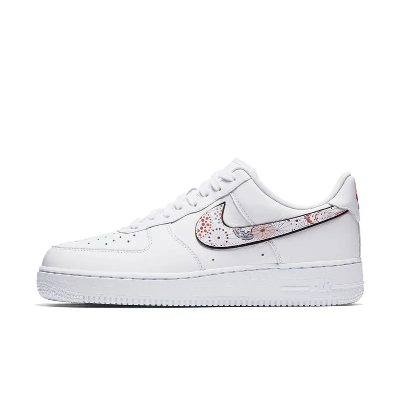 Nike Air Force 1 Low Lunar New Year (2018) White/White-Habanero Red (AO9381-100)