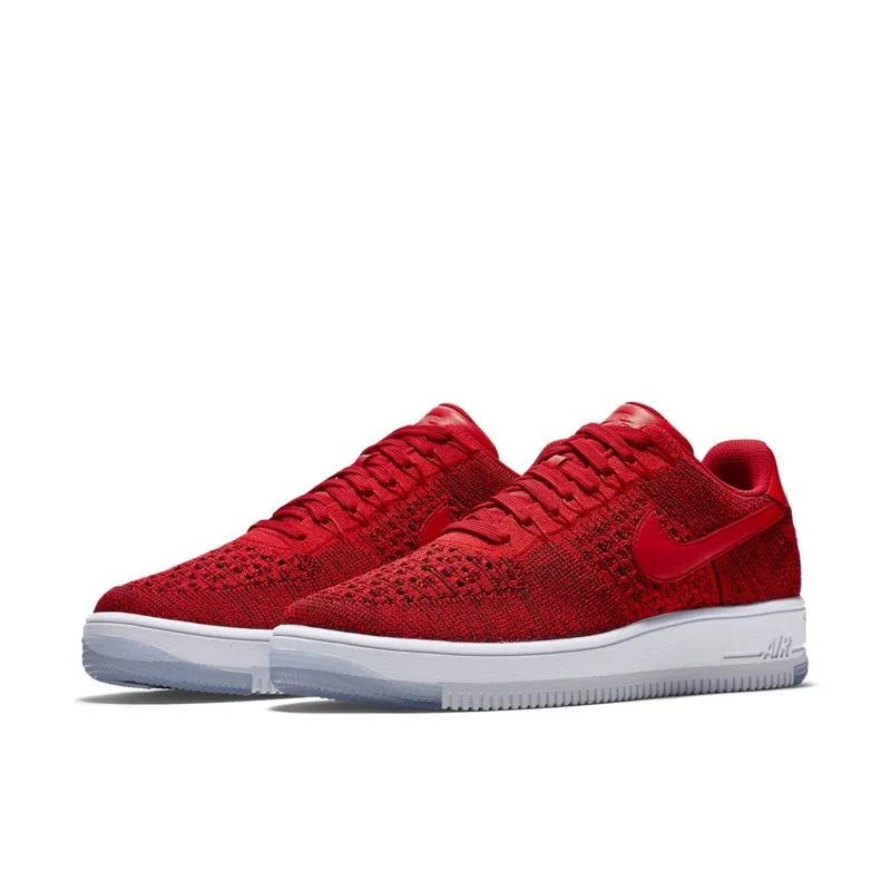 Nike Air Force 1 Ultra Flyknit Low University Red University Red/White (817419-600)