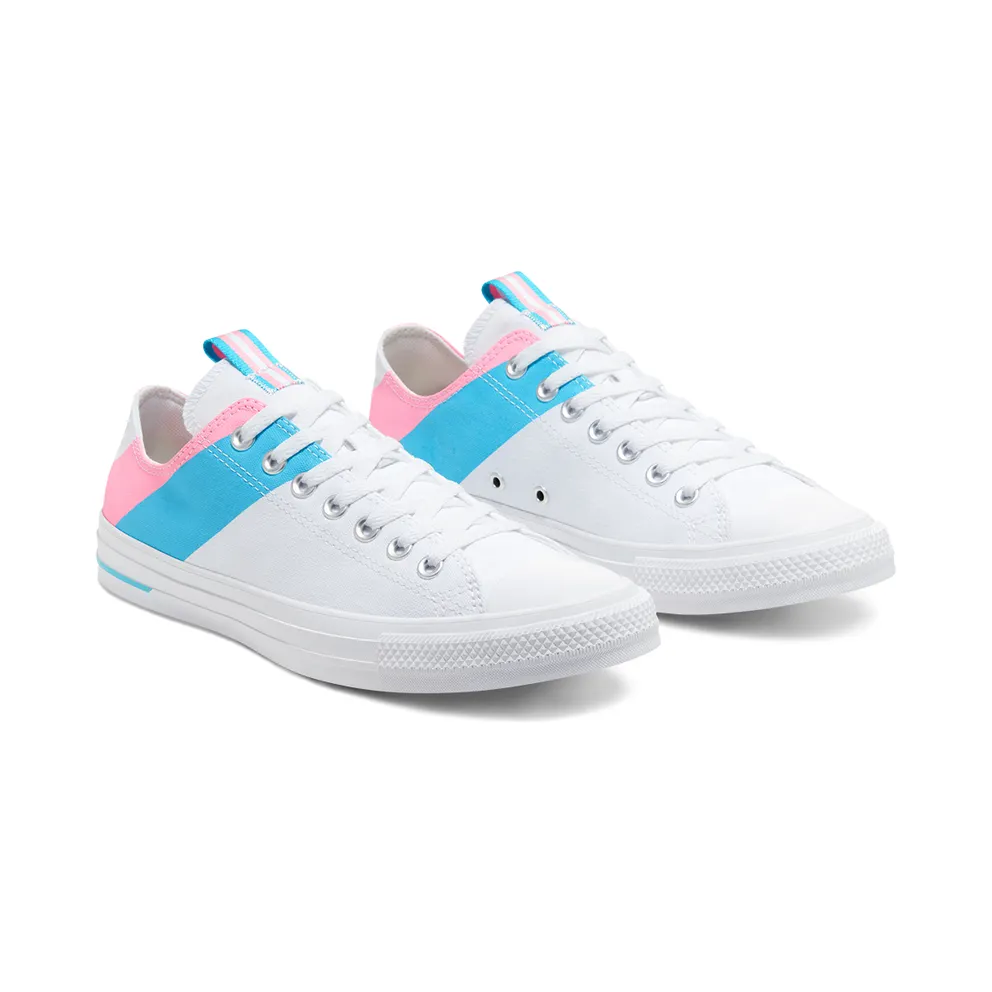 Converse Chuck Taylor All-Star Ox Pride (2020) White/90s Pink-Gnarly Blue (167760C)