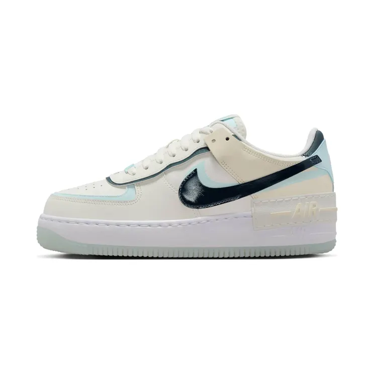 Nike AIR FORCE 1 Shadow “Sail / Glacier Blue / Coconut Milk / Armoury Navy” (DZ1847-107)