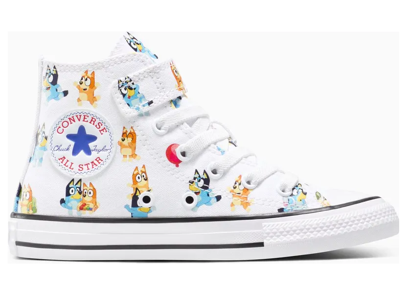 Converse Chuck Taylor All Star EasyOn Hi Bluey All Over Print White (A16463C)