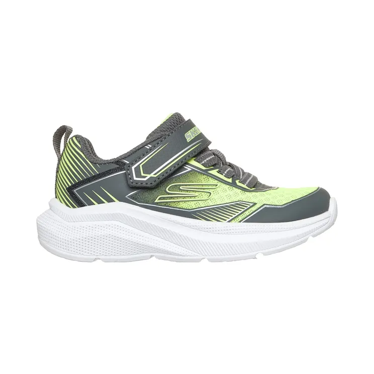 Skechers Microspec Velocity – Grid-Drift Houtskool/Geel