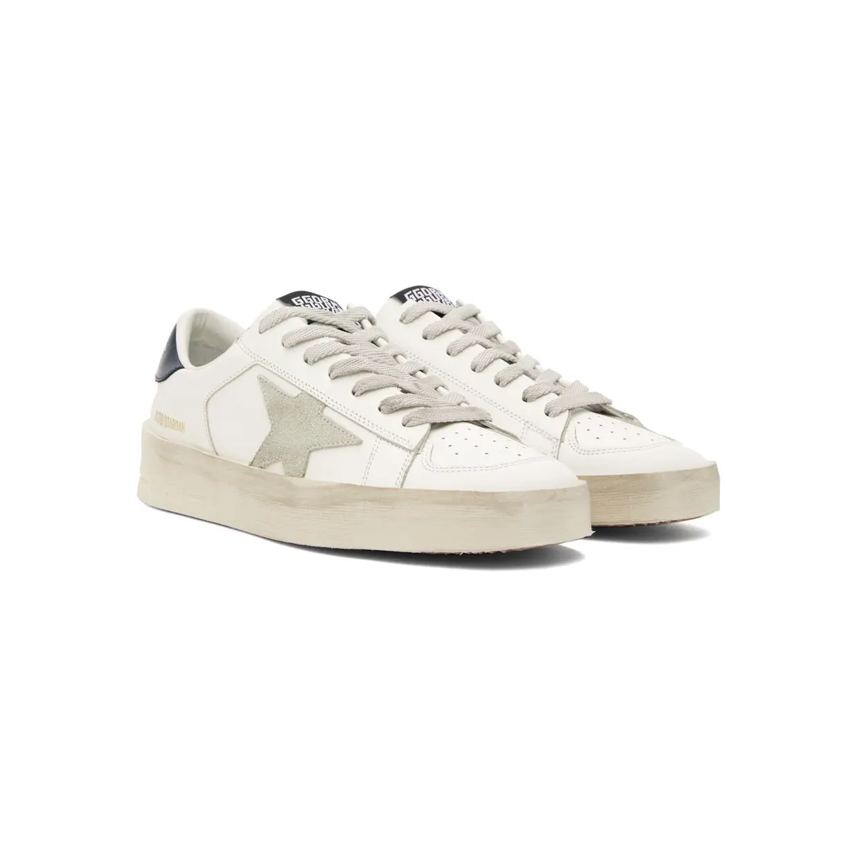 Golden Goose Stardan White Black (W) (GMF00128.F000567.10220) (4)