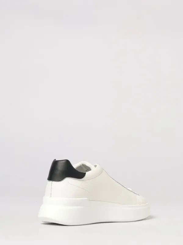 Hogan H580 Hammered Leather Sneakers White (HXM5800DV42UXS828F) (2)