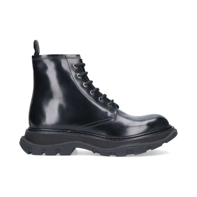 Alexander McQueen Combat Boot Black (604250WHXH01000)