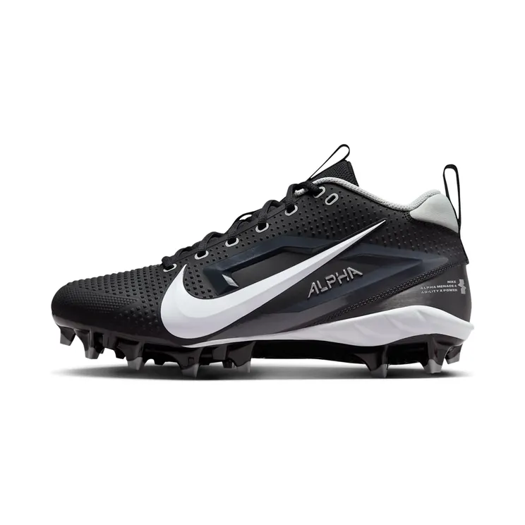 Nike Alpha Menace 4 Varsity Black Light Smoke Grey Metallic Silver White (FN0027-001)