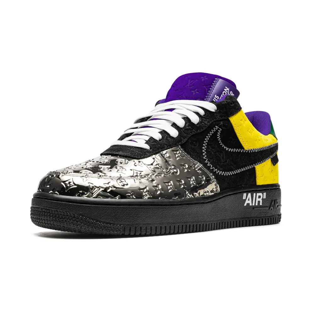 Nike Louis Vuitton Air Force 1 Low “Virgil Abloh – Purple Dusk/Metallic Silver” (1A9VCC)