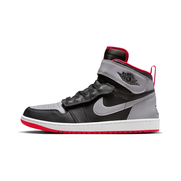 Air Jordan 1 High FlyEase “Black / Cement Grey / White / Fire Red” (CQ3835-010)