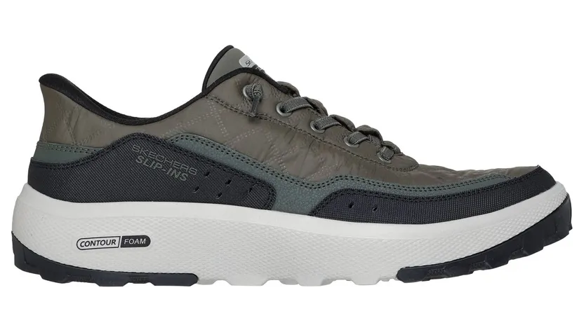 Skechers Slip-ins Relaxed Fit: Urban Explore – Cozy Fit Sneaker Olijf