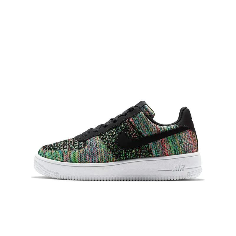 Nike Air Force 1 Flyknit 2.0 Multi-Color (GS) Black/Hyper Pink-Volt-Black (BV0063-002)