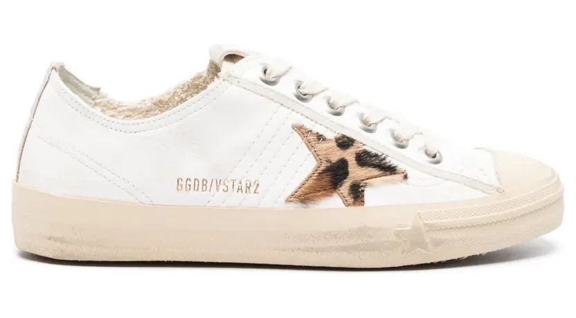 Golden Goose V-Star leren sneakers – Wit (GWF00129F005031)