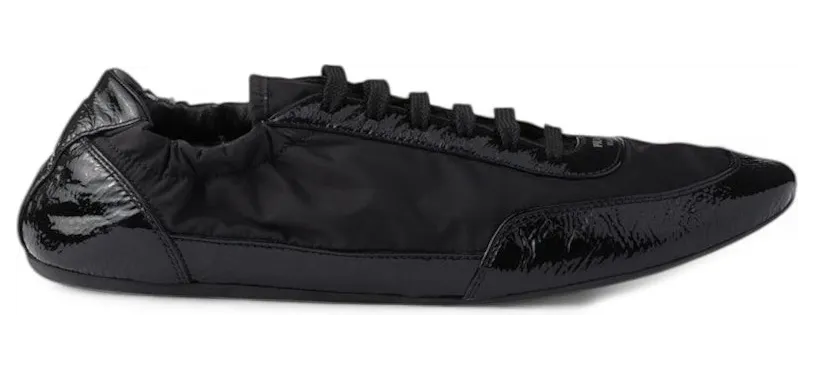 Prada Collapse Re-Nylon Sneakers Black Leather (1E959N_3ZMH_F0002_F_005)