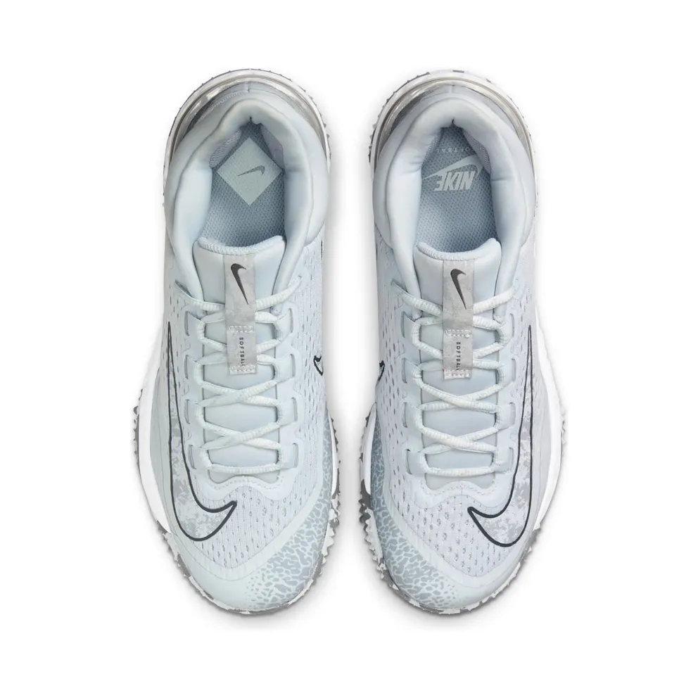 Nike Alpha Huarache Elite 4 Turf Pure Platinum Iron Grey White Wolf Grey (DV0496-002)