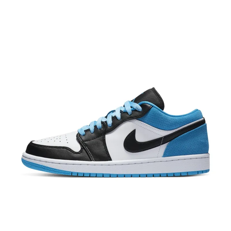 Jordan 1 Low Laser Blue Black/Black-Laser Blue-White (CK3022-004)