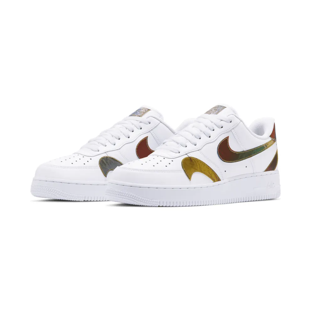 Nike Air Force 1 Low Misplaced Swooshes White Multi White/Reflect Silver (CK7214-101)