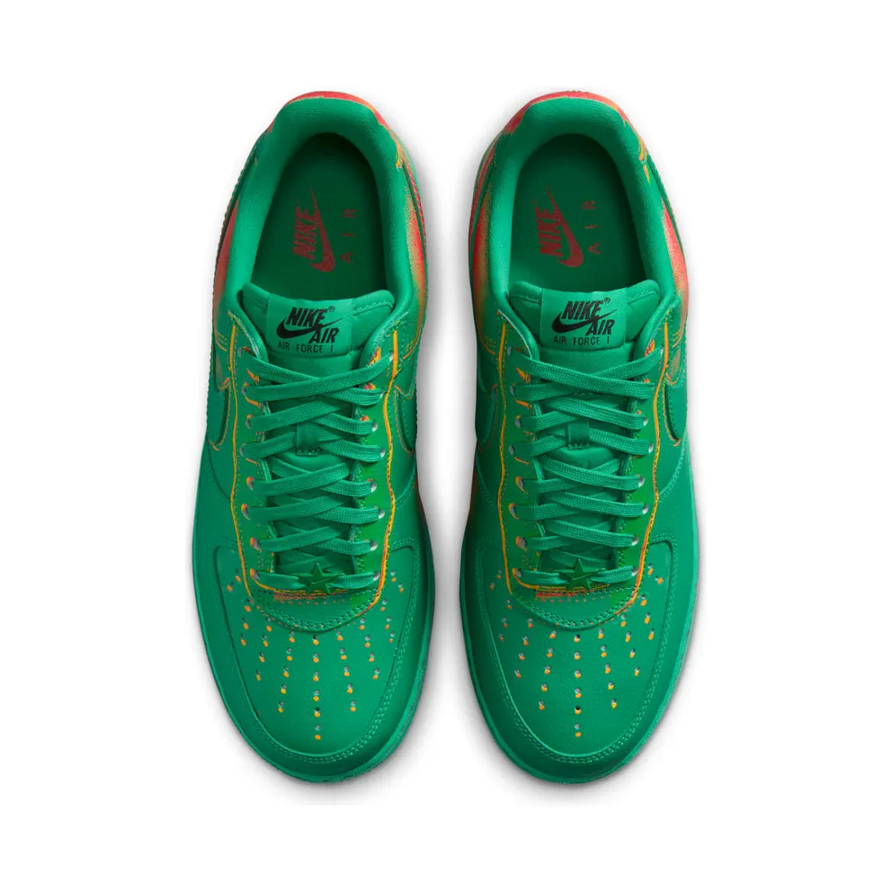 Nike Air Force 1 Low ’07 “Stadium Green Crimson” (IB6834-300)