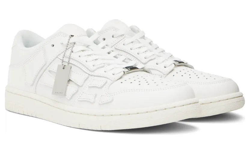 AMIRI White Skel Top Low Sneakers (MFS003-194) (4)