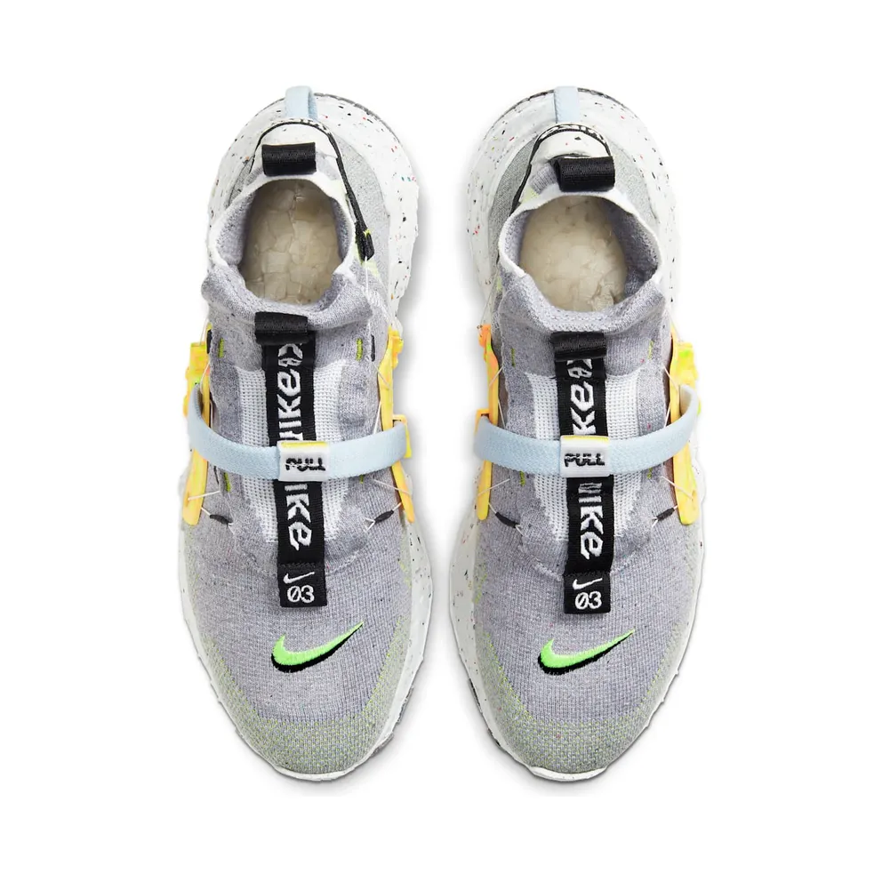 Nike Space Hippie 03 Grey Volt Wolf Grey/Black-Volt-Dark Smoke Grey (CQ3989-002)