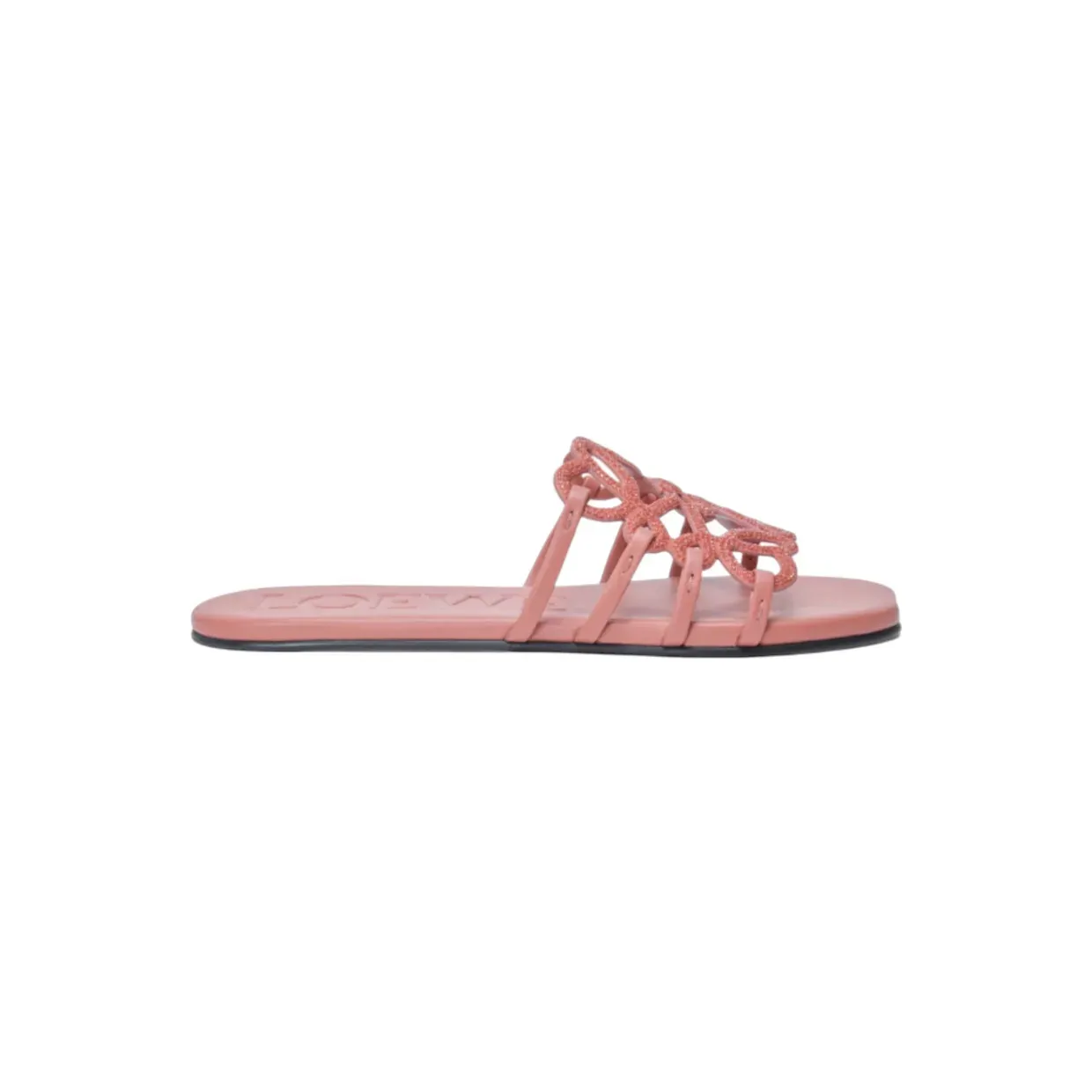 LOEWE Petal Anagram Pantoletten – Rosa (LPEA465X03)