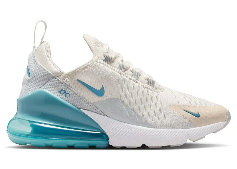 Nike Air Max 270 Denim Turquoise Light Silver Soft Pearl (943345-420)