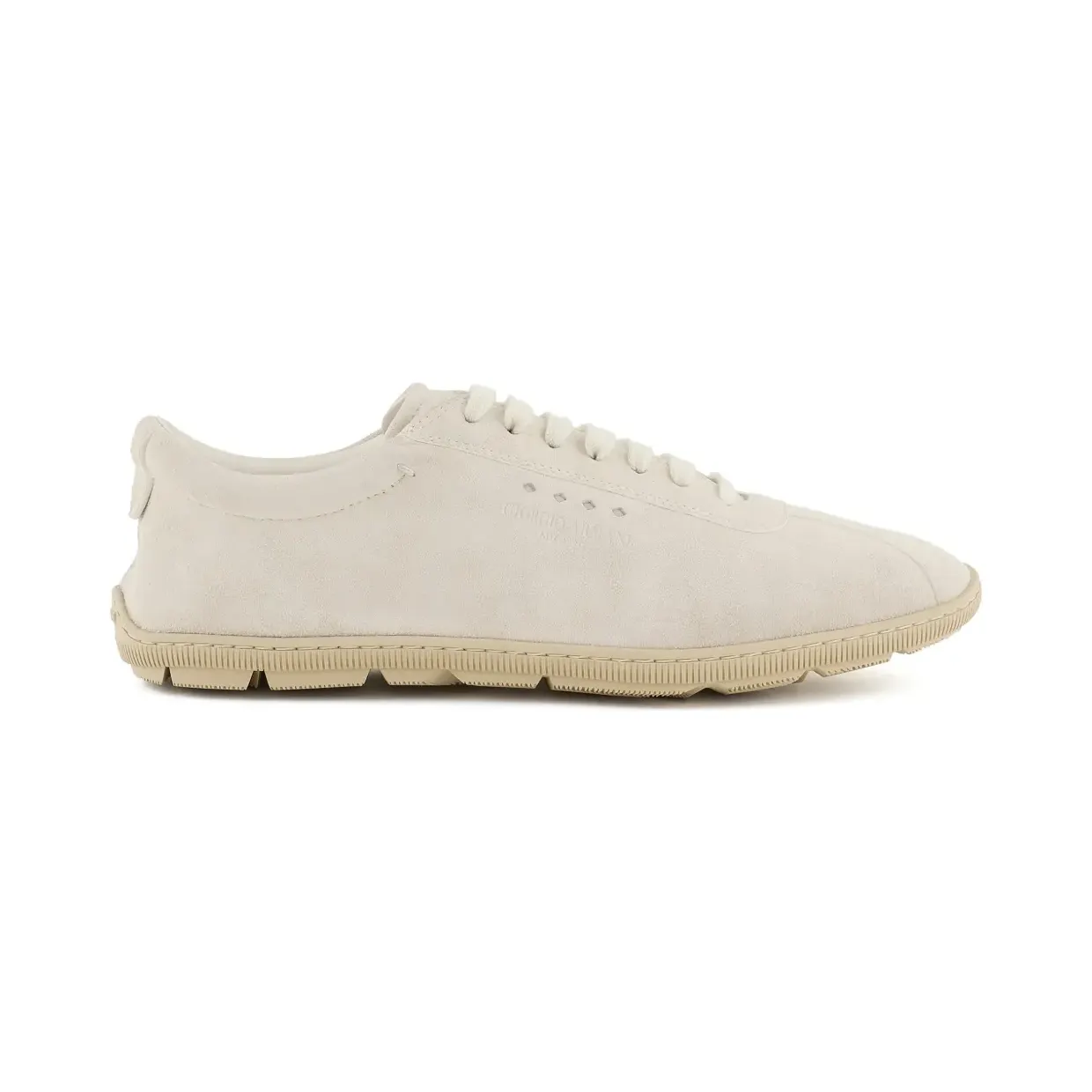 Giorgio Armani Sneakers aus Wildleder – Nude (X2X208XF829)