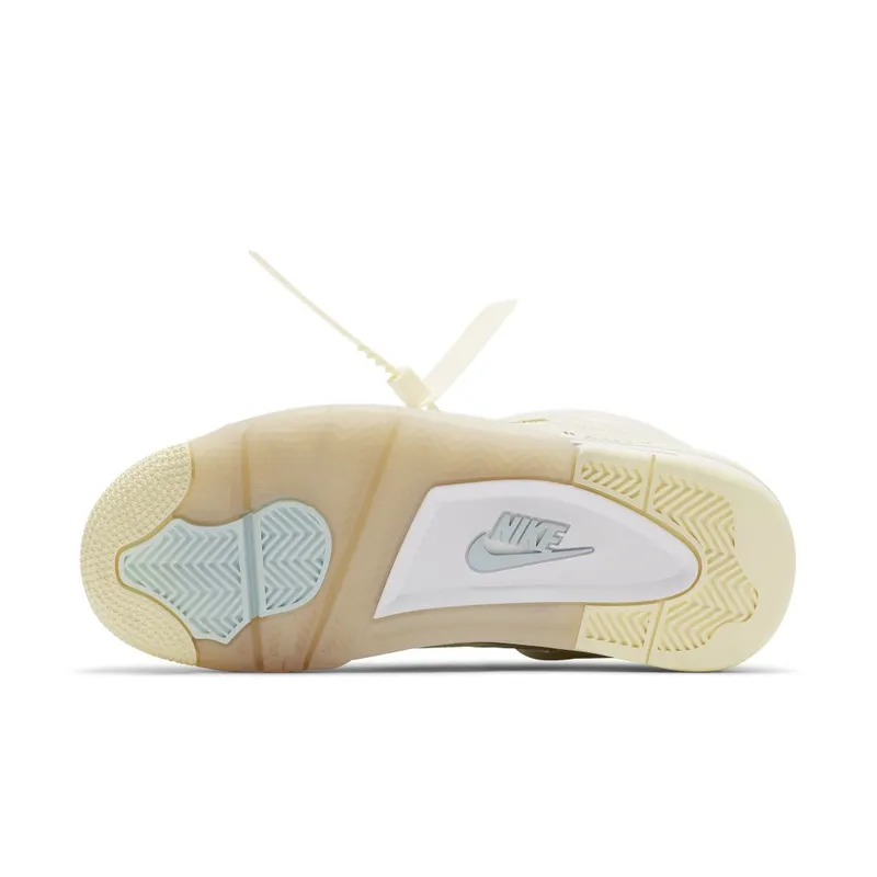 Jordan 4 Retro Off-White Sail (W) Sail/Muslin-White-Black (CV9388-100)