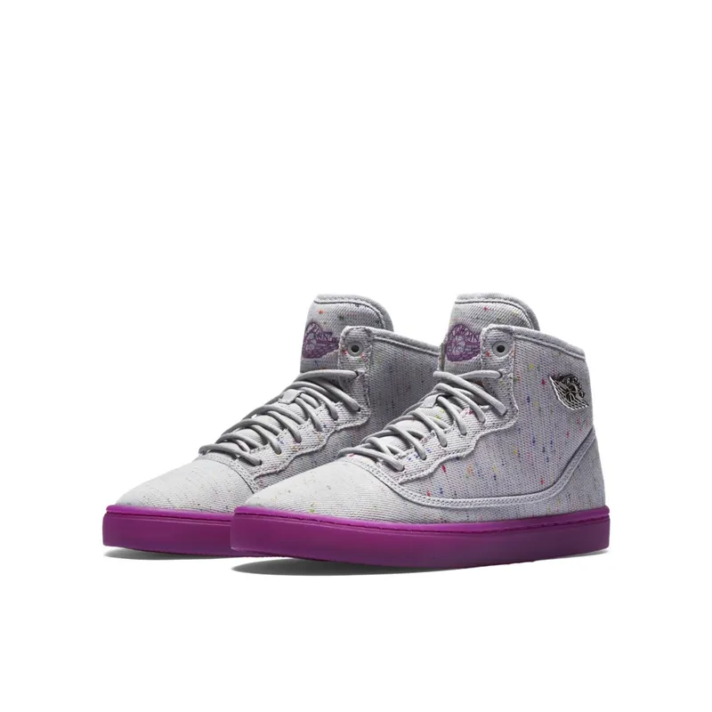 Jordan Air Jasmine GG Wolf Grey (GS) Wolf Grey/White Purple Dusk Metallic Silver (768927-008)