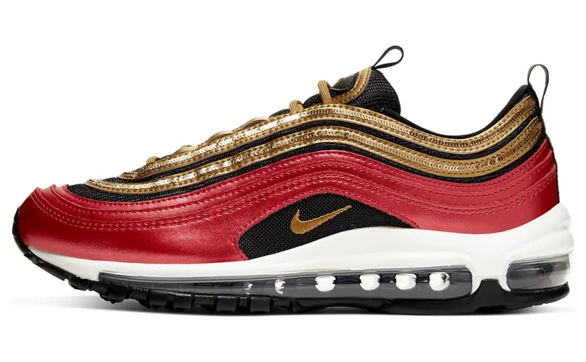 Nike Air Max 97 Red Gold Sequin (W)