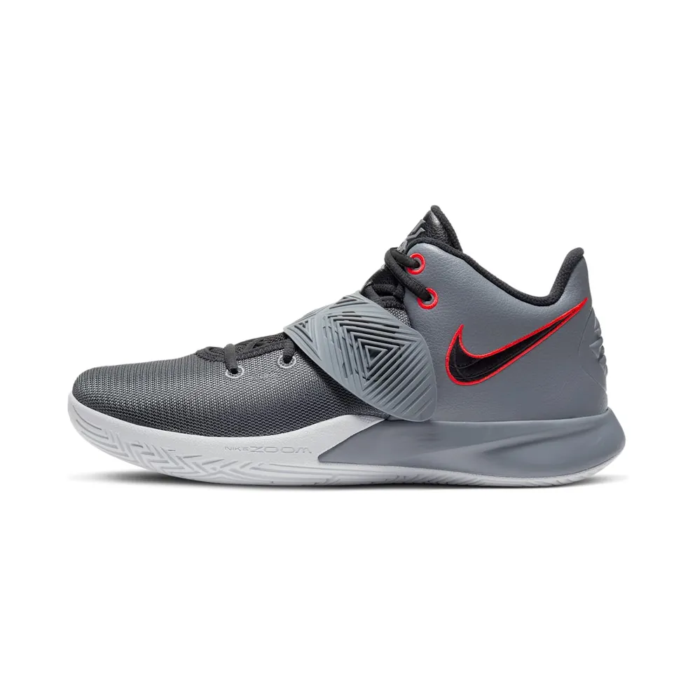 Nike Kyrie Flytrap III Cool Grey Cool Grey/Bright Crimson-White-Black (BQ3060-010)