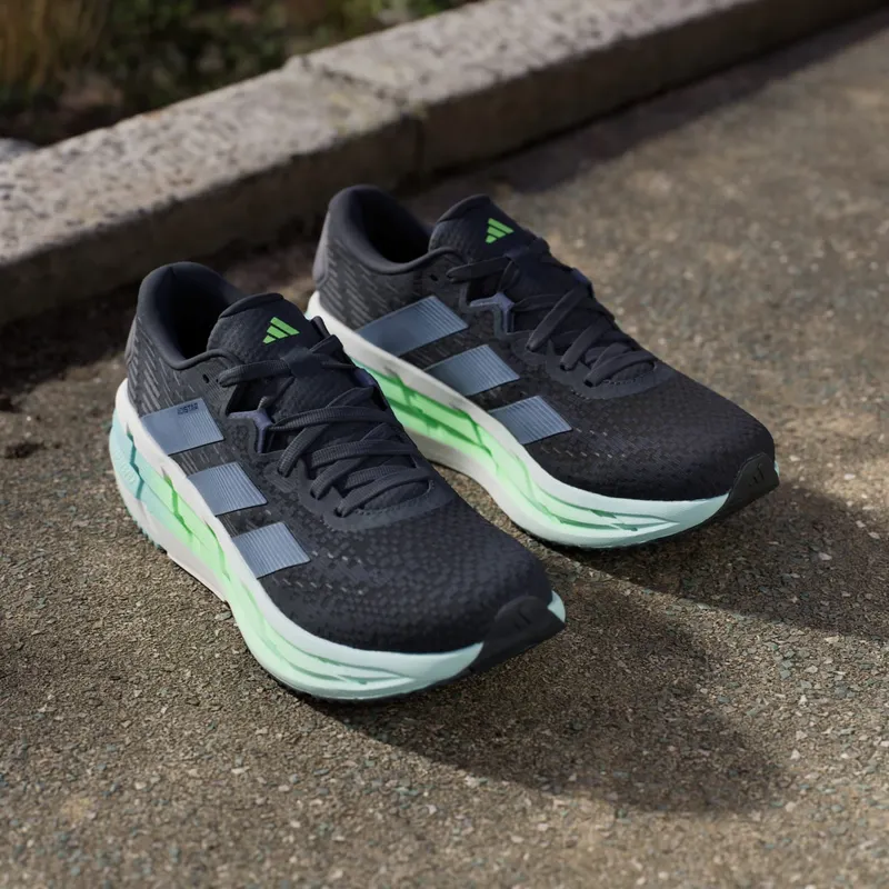 Adidas Adistar 4 Running Shoes Aurora Ink / Preloved Ink / Lime Burst (JR0310)