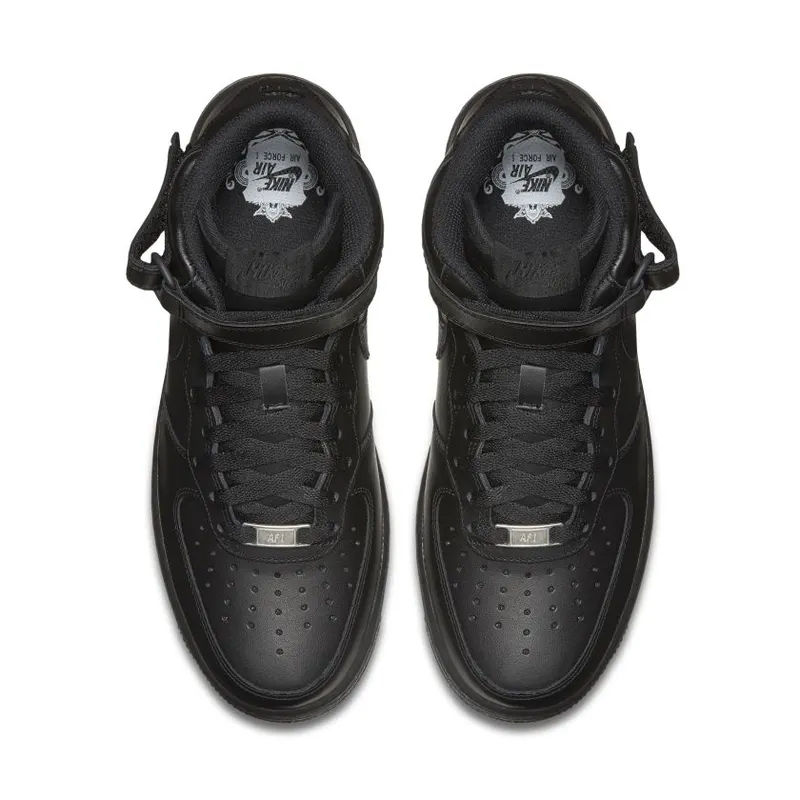 Nike Air Force 1 Mid 07 Le Black Black (W) Black/Black (366731-001)