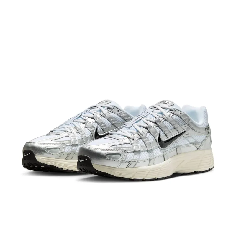 Nike P-6000 (white / black / metallic silver / flt silver) – CD6404-105