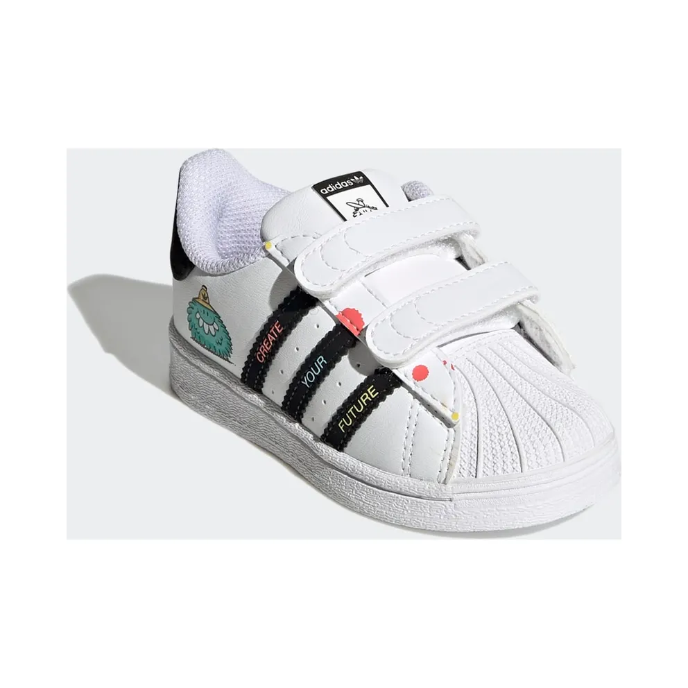 adidas x Kevin Lyons Superstar Cloud White / Core Black / Radiant Aqua (H05269)