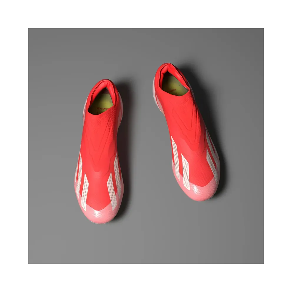 adidas Crazyfast Elite Laceless FG Solar Red Cloud White Team Solar Yellow (IG0611)