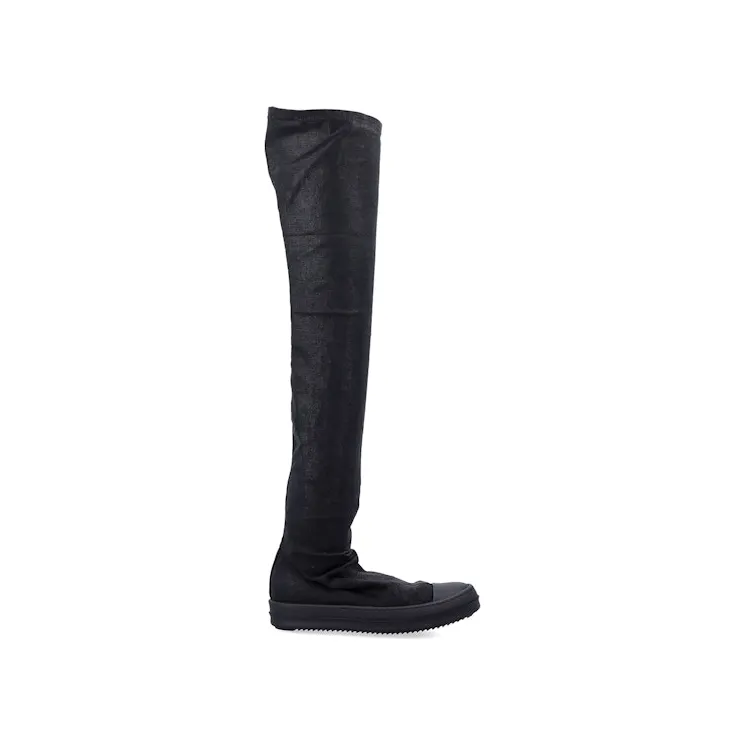 Rick Owens Hollywood DRKSHDW High Sock Sneaks Black (DS01E3812 SCF 09ALL)