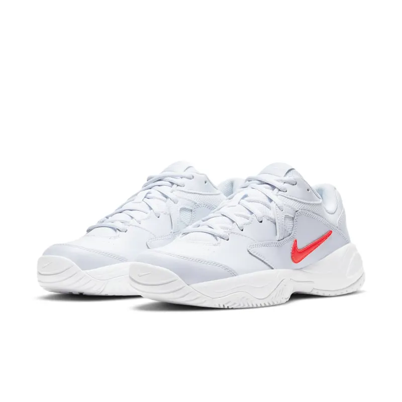 Nike Court Lite 2 Football Grey Bright Crimson (AR8838-005)