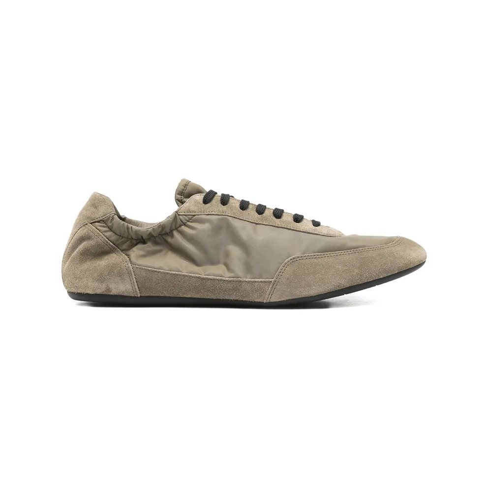 Prada Collapse Re-Nylon and Suede Elasticized “Green” (2EG479 F G001 D7C F0393)