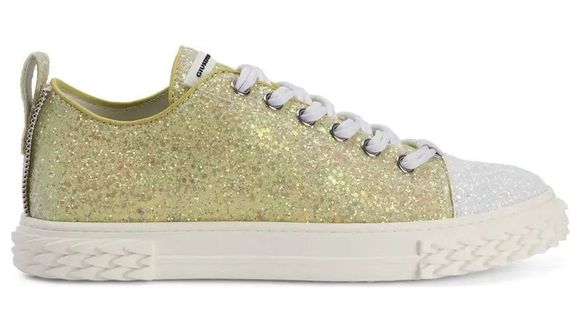 Giuseppe Zanotti Blabber sneakers met glitter – Geel (RS30007004)