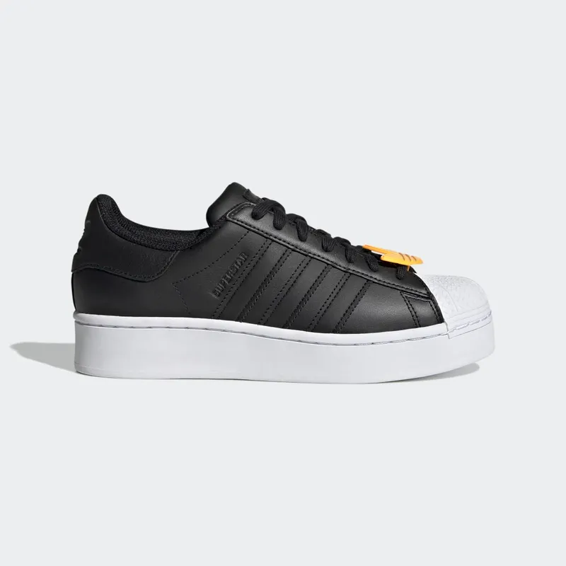 adidas Superstar Bold Core Black / Cloud White / Matte Gold (H04028)