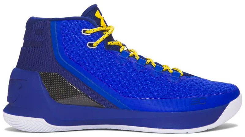 Under Armour UA Curry 3 Dub Nation Heritage Team Royal/Caspian/Taxi (1269279-400)