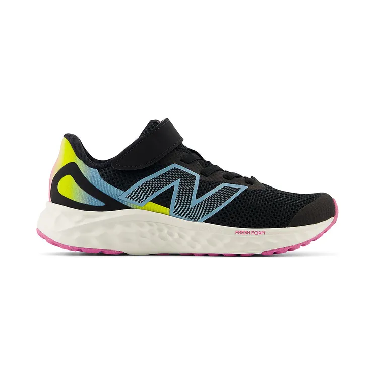New Balance Fresh Foam Arishi v4 Bungee Lace Black Real Pink Chrome Blue (PAARIGF4)