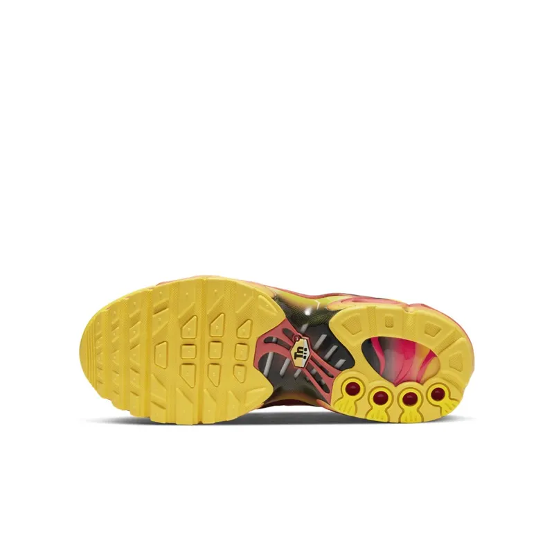 Nike  Air Max Plus Fade Chrome Yellow Bright Crimson (GS) Chrome Yellow/Bright Crimson-Black (CT0962-700)
